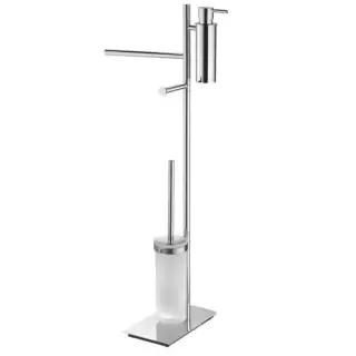 Colombo Square Стойка с аксессуарами h81 см, цвет: хром