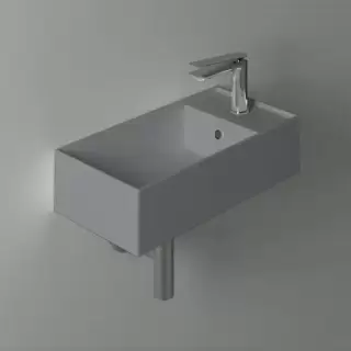 Simas Agile Раковина подвесная 40х20 см, Dx, с 1 отв.,  цвет: Cemento matt