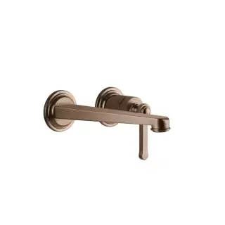 Gessi Venti20 Смеситель для раковины, встраиваемый, излив 20.1см., цвет: Copper Brushed PVD
