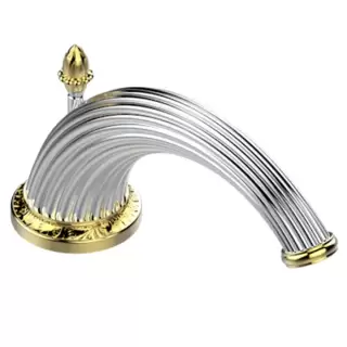 THG Malmaison Metal Излив для раковины, цвет: Хром/золото