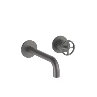 Fantini Fontane Bianche Смеситель для раковины, настенный, цвет: Matt Gun Metal PVD