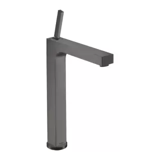 Axor Citterio Смеситель для раковины 280, на 1 отв., с донным клапаном, высокий, цвет: шлифованный черный хром