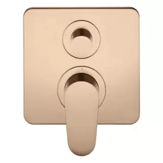 Axor Citterio M Смеситель для ванны, встраиваемый, с переключателем потоков, цвет: красное золото