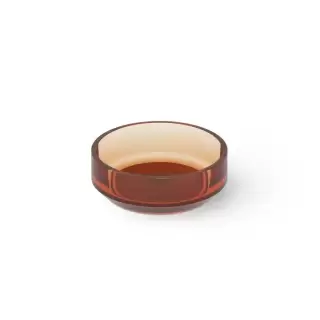 Dea Design Washbasins Раковина 43х43х15см., накладная, без отв., Glasstech, прозрачная смола, цвет: Sunset R1