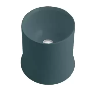 Simas Sharp раковина накладная высокая , d42см h 44 см, без отв., цвет: navy matt