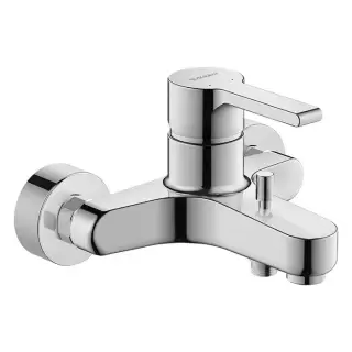 Duravit B.2 Смеситель для ванны, настенный, с обратным клапаном, цвет: хром