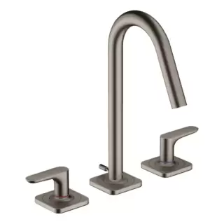 Axor Citterio M Смеситель для раковины, на 3 отв., с донным клапаном, цвет: сталь