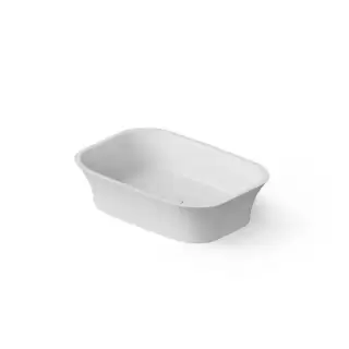 Dea Design Washbasins Раковина 55х38х14см., накладная, без отв., Solid Surface, цвет: White №18