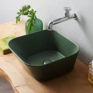 Simas WAVE Раковина накладая 42х42х16.5см., без отв., цвет: Mirto matt