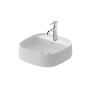 Duravit Zencha Раковина 42х42х14см., накладная, 1 отв., цвет: белый глянцевый