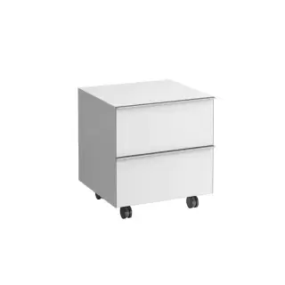 Laufen Space Шкаф на колесиках 535x495(520)x500(580) мм, 2 ящика, белый матовый