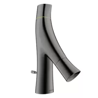 Axor Starck Organic Смеситель для раковины 50, на 1 отв., с донным клапаном, цвет: полированный черный хром