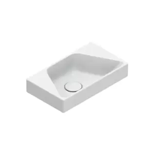 Catalano Comfort Раковина 40x23см, без отв., цвет: белый глянцевый