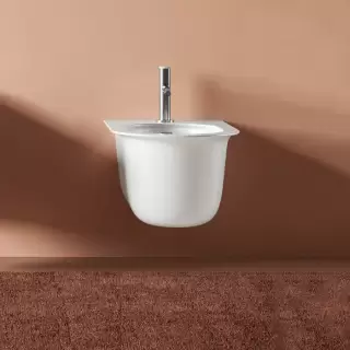 Artceram Chic Биде подвесное 38х53см., с 1 отв., цвет: белый матовый