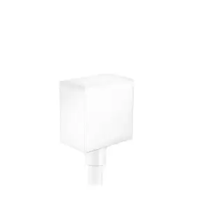 Hansgrohe Вывод воды для ручного душа с клапаном, цвет: белый матовый