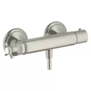 Axor Montreux Смеситель для душа, термостатический, настенный, цвет: сталь