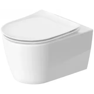 Duravit Soleil by Starck Унитаз подвесной 259109, 540х370 мм, безободковый, смыв HygieneFlush (Tornado), с сиденьем 002649, цвет: белый (СПЕЦЦЕНА)