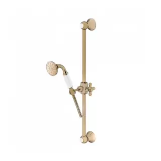 Gattoni PD Душевая стойка 60см с лейкой CLASSIC и шлангом, цвет: бронза