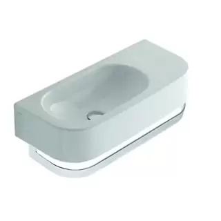 Globo Forty3 Раковина 55х27 см, без отв., цвет: белый