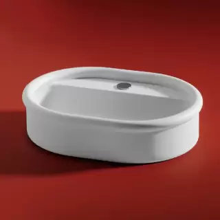 Artceram Brera Раковина 60х45х15.5см., накладная, без отв., цвет: белый глянцевый