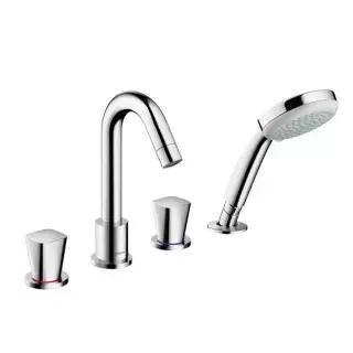 Hansgrohe Logis, Смеситель на борт ванны, на 4 отверстия, Цвет: хром