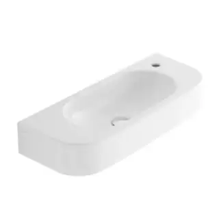 Globo Forty3 Раковина 70х27 см, 1 отв., без перелива, цвет: белый