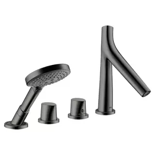 Axor Starck Organic Смеситель для ванны, термостатический, цвет: полированный черный хром