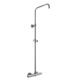 Carlo Frattini Wellness Смеситель для душа, внешнего монтажа, с душевой стойкой, цвет: хром
