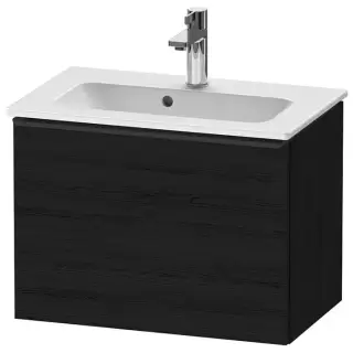 Duravit D-Neo Тумбочка подвесная Compact 61x37.2x44см., раковина, 1 ящик, цвет: Black Oak