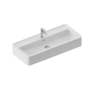 Artceram Rodolfo 100 Раковина накладная 100х45см., с 1 отв., без слив перелива, покр SANIGLAZE, цвет: белый