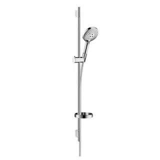 Hansgrohe Raindance Select S Душевой набор: штанга 90см., ручной душ 120, 3jet (Rain, RainAir, WhirlAir), EcoSmart, мыльница, шланг, цвет: хром