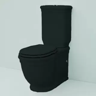 Artceram HERMITAGE унитаз моноблок пристенный  71х36см, с креплением, цвет: черный