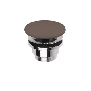 Simas Донный клапан, клик-клак, с керамической крышкой, цвет: Moka matt