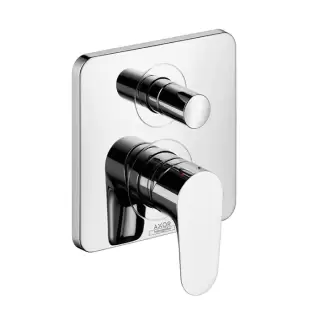 Axor Citterio M Встраиваемый смеситель для ванны однорычажный, внешняя часть, цвет: хром