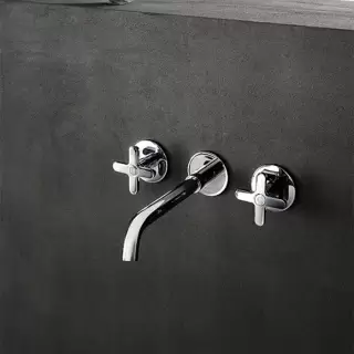 Fantini Icona Classic Смеситель для раковины, настенный, цвет: хром