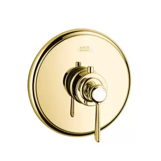 Axor Montreux Термостат 43 л / мин, встраиваемый, СМ (рычажные рук.), внешняя часть, цвет: полированное золото