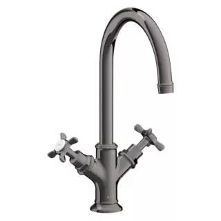 Axor Montreux Смеситель для раковины, для 1 отв., цвет: полированный черный хром