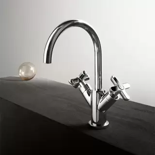 Fantini Icona Classic Смеситель для раковины, 1 отверстие, цвет: хром