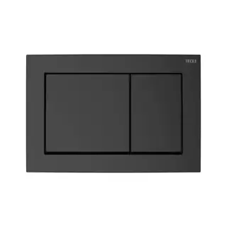 TECEbase Панель смыва для подвесного унитаза, двойного смыва, цвет: черный матовый