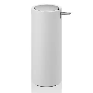 Decor Walther Stone SSP Дозатор для мыла, настольный, цвет: белый / сталь матовая