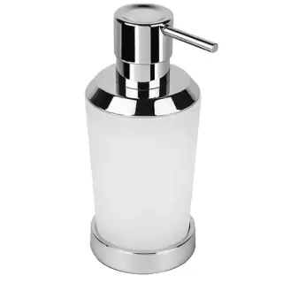 Colombo Road Дозатор для жидкого мыла, настольный, цвет: хром/матовое стекло