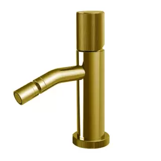 Fima Carlo Frattini Spillo Up Смеситель для биде, на 1 отв., с донным клапаном, цвет: золото