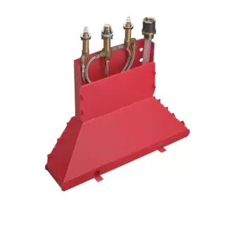 Hansgrohe Скрытая часть смесителя на бортик ванны на 4 отв.