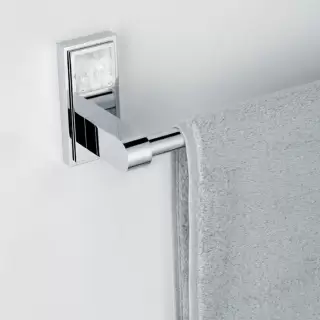 THG Masque de Femme métal lisse Полотенцедержатель 60см, подвесной, цвет: хром