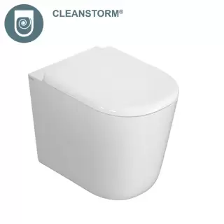 Globo Lalita Унитаз напольный 54х36хh43см, безободковый, смыв Tornado (CLEANSTORM), цвет: белый