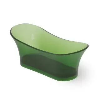 Dea Design Elegant Ванна 175x75x68см., отдельностоящая, Glasstech, прозрачная смола, цвет: Emerald R3