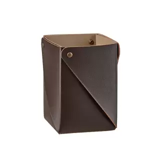 Colombo Adj Стаканчик MIU 8x8хH10.5см., настольный, цвет: шоколад/капучино