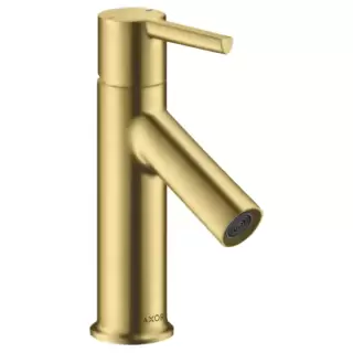 Axor Starck Смеситель для раковины 80, на 1 отв., с донным клапаном, цвет: шлифованная медь