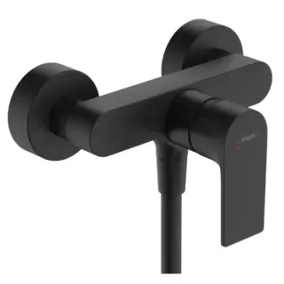 Hansgrohe Rebris E Смеситель для душа, настенный, цвет: черный матовый