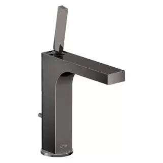 Axor Citterio, Смеситель для раковины 160, на 1 отв., с донным клапаном, цвет: полированный черный хром